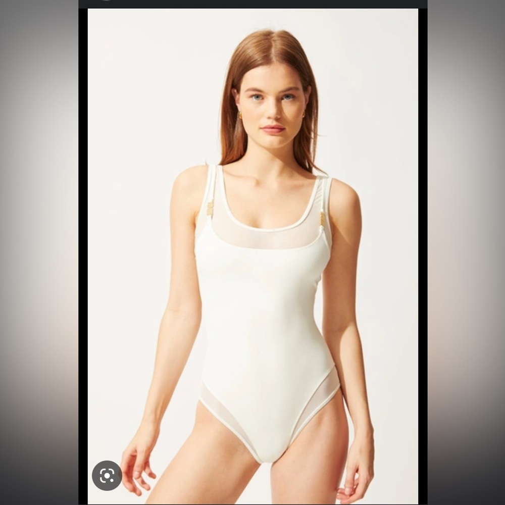 Solid & Striped The Naomi Mesh swimsuit, XL